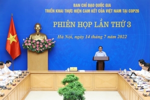 Thủ tướng chủ trì họp Ban Chỉ đạo Quốc gia triển khai thực hiện cam kết của Việt Nam tại COP26