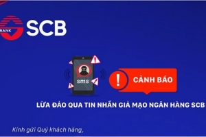 Ngân hàng Sacombank cảnh báo lừa đảo qua tin nhắn giả mạo