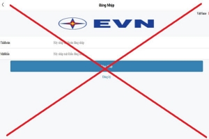 EVN cảnh báo thêm một trang web giả mạo thương hiệu