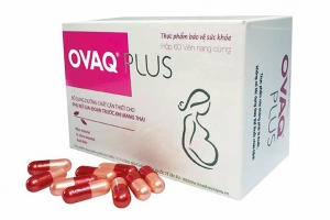 Thực phẩm bảo vệ sức khỏe OvaQ Plus được quảng cáo như thuốc chữa bệnh