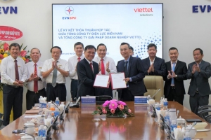 EVNSPC và Viettel ký thỏa thuận hợp tác thúc đẩy chuyển đổi số