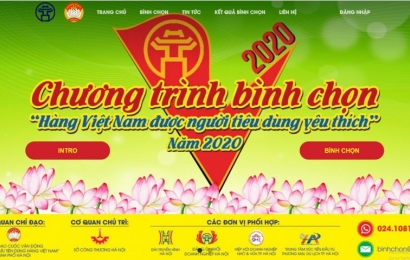Hà Nội: 141 sản phẩm đạt danh hiệu ''Hàng Việt Nam được người tiêu dùng yêu thích'' năm 2020