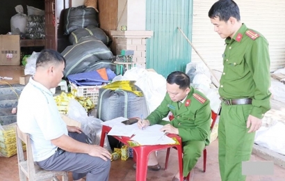 Hà Tĩnh: Phát hiện cơ sở làm giả trà xanh Tân Cương-Thái Nguyên