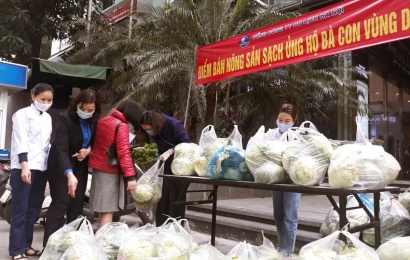 Tổng công ty Du lịch Hà Nội tổ chức 5 điểm tiêu thụ nông sản Hải Dương