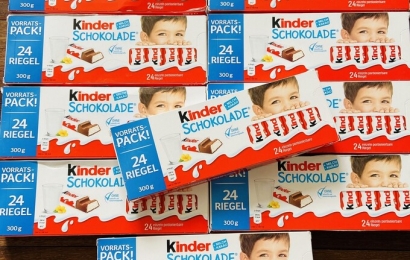 Kẹo trứng socola nhãn hiệu Kinder bị nhiễm khuẩn, Bộ Công Thương đề nghị thu hồi