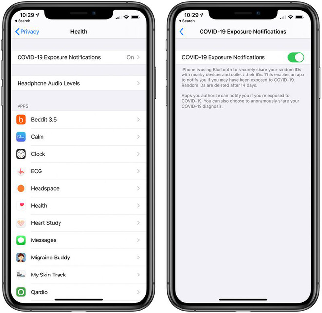 Apple phát hành iOS 13.7 với hệ thống thông báo phơi nhiễm COVID-19.