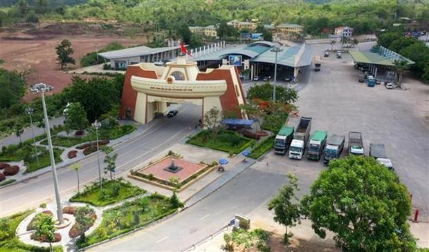 Cửa khẩu quốc tế Lao Bảo.