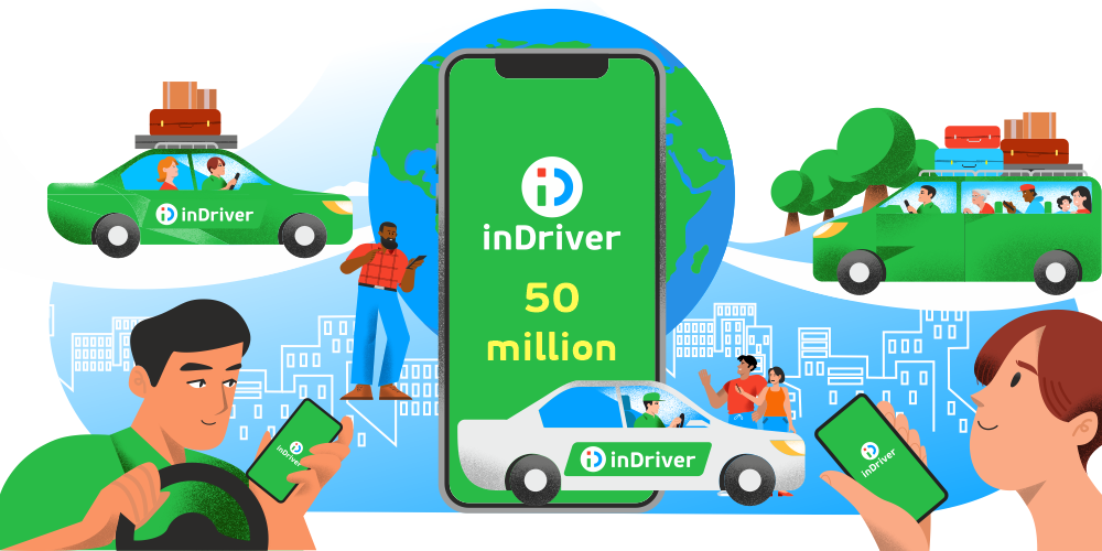 Dịch vụ gọi xe trực tuyến inDriver.