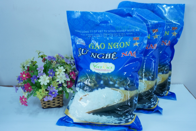 Gạo ngon xứ Nghệ.