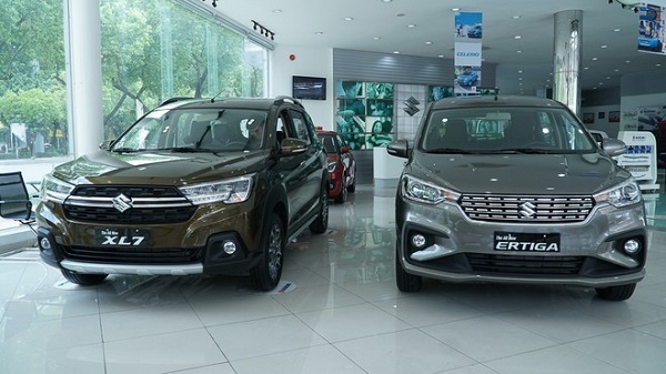 Bộ đ&ocirc;i Suzuki Ertiga v&agrave; Suzuki XL7 giảm gi&aacute; từ 25 &ndash; 41 triệu đồng