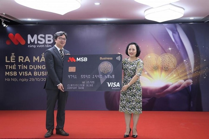 MSB ra mắt Thẻ tín dụng doanh nghiệp với hạn mức đến 4 tỷ đồng.