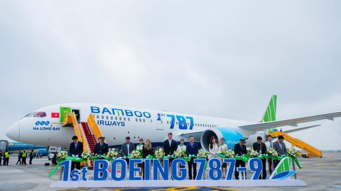 Bamboo Airways sẽ bay thẳng đến Mỹ bằng Boeing 787-9 Dreamliner.