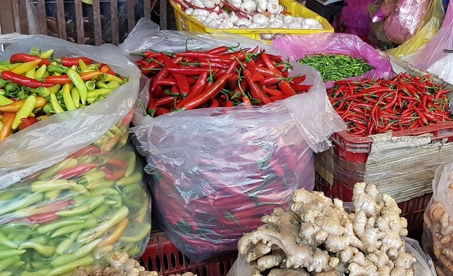 Ớt tăng gi&aacute;.