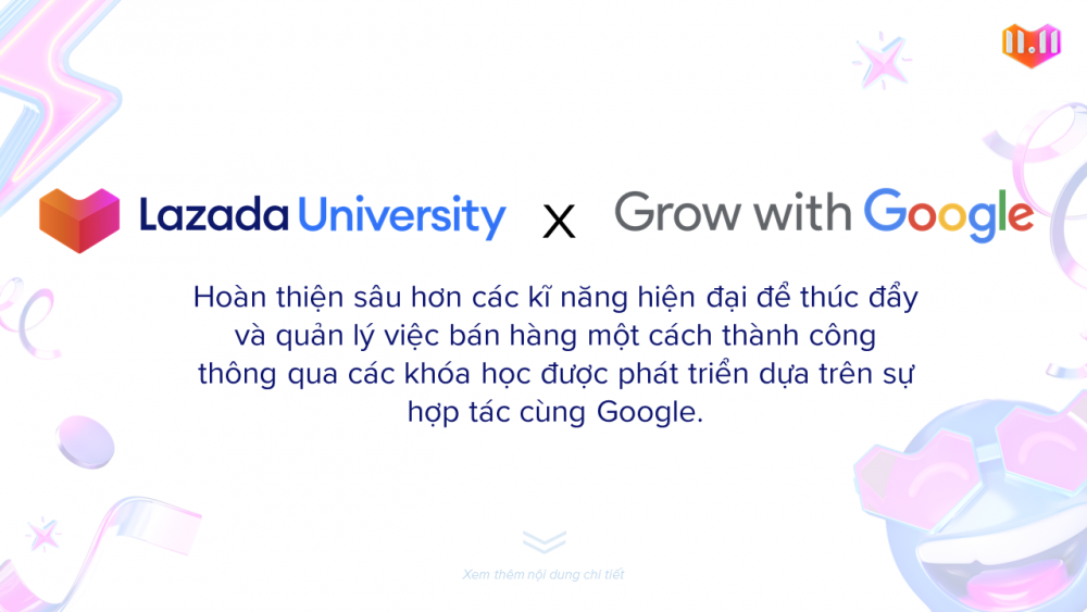 Google hợp t&aacute;c c&ugrave;ng Lazada đ&agrave;o tạo cho c&aacute;c nh&agrave; b&aacute;n h&agrave;ng online.