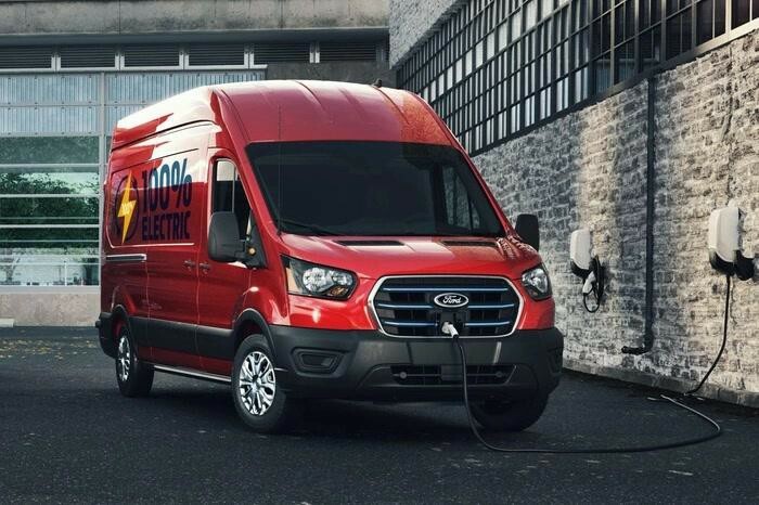 Ra mắt xe chạy điện Ford E-Transit, có thể đi được 202 km.