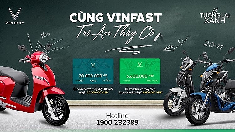 C&ugrave;ng VinFast tri &acirc;n thầy c&ocirc;.