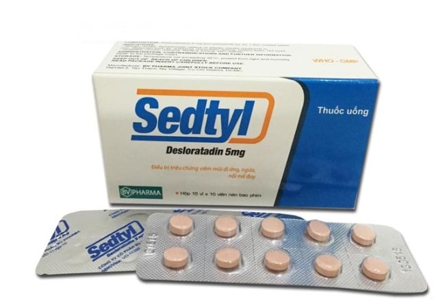 Thuốc Sedtyl do Công ty TNHH BRV Healthcare sản xuất và phân phối trên thị trường.