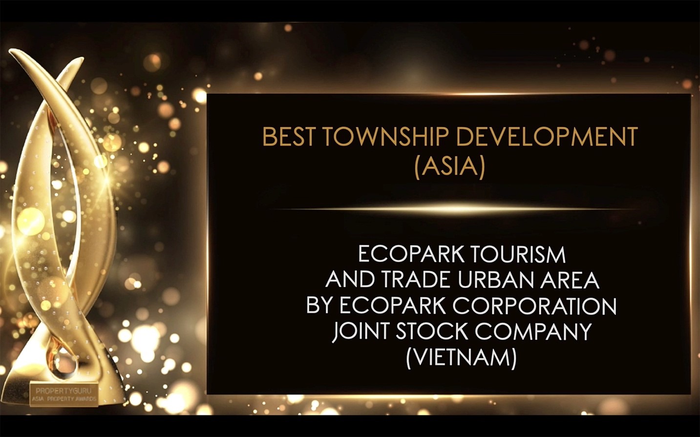 Ecopark được vinh danh “best of the best” tại Asia Property Awards 2020.