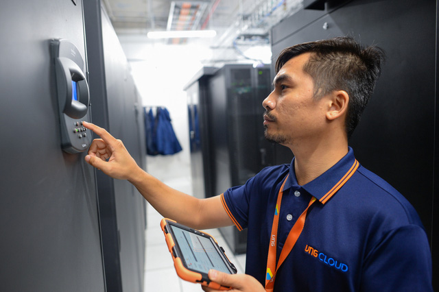 Trung tâm dữ liệu (Data center) của VNG Cloud tại Quận 7, TP.HCM.