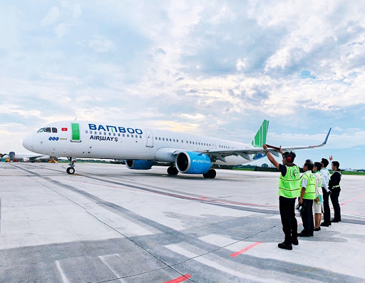 Bamboo Airways dẫn đầu tỷ lệ bay đ&uacute;ng giờ to&agrave;n ng&agrave;nh h&agrave;ng kh&ocirc;ng.