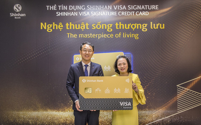 Ngân hàng Shinhan ra mắt thẻ tín dụng Visa Signature với nhiều đặc quyền cao cấp.