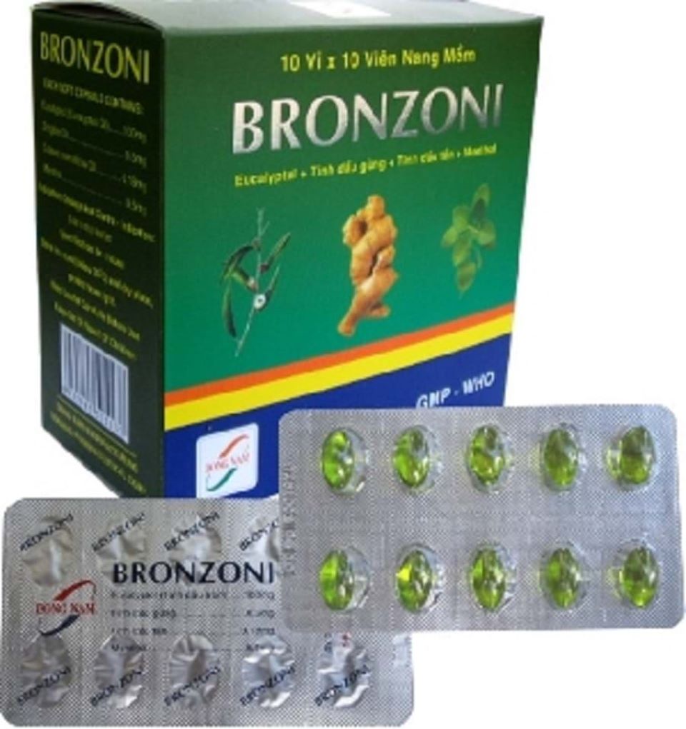 Viên nang mềm Bronzoni bị thu hồi vì không đạt tiêu chuẩn chất lượng.