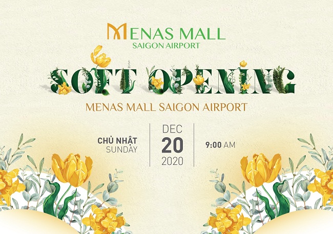 Menas Mall Saigon Airport đ&atilde; mở cửa trở lại.