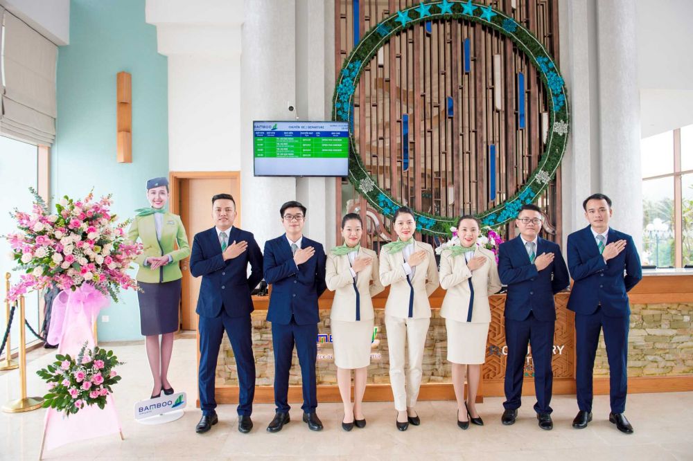 Bamboo Airways triển khai dịch vụ làm thủ tục chuyến bay tại quần thể nghỉ dưỡng FLC.