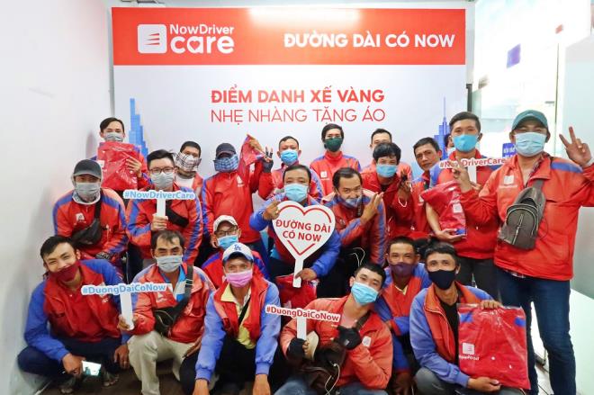 NowFood dành mỗi tháng 100 triệu cho quỹ Chăm sóc tài xế.