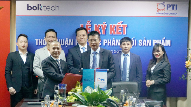 PTI k&yacute; kết hợp t&aacute;c với Bolttech.