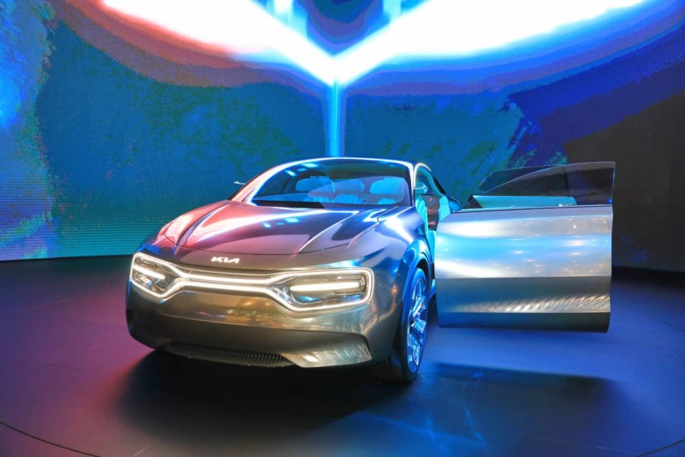 Một mẫu concept của Kia với logo mới.