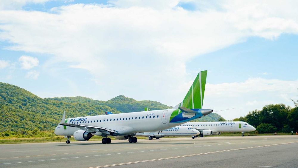Bamboo Airways triển khai chương tr&igrave;nh giảm gi&aacute; tới 30% c&aacute;c đường bay C&ocirc;n Đảo.