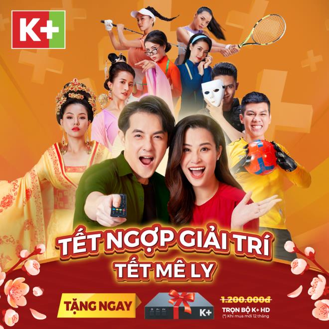K+ tặng miễn ph&iacute; trọn bộ thiết bị truyền h&igrave;nh số vệ tinh K+ HD hoặc K+ TVBox trị gi&aacute; 1.200.000 đồng cho tất cả kh&aacute;ch h&agrave;ng đăng k&yacute; mới với thời hạn 12 th&aacute;ng