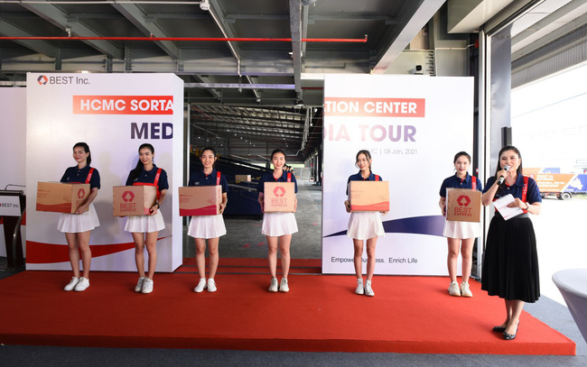 BEST Express giới thiệu Trung tâm phân loại, xử lý 1,3 triệu đơn hàng mỗi ngày.