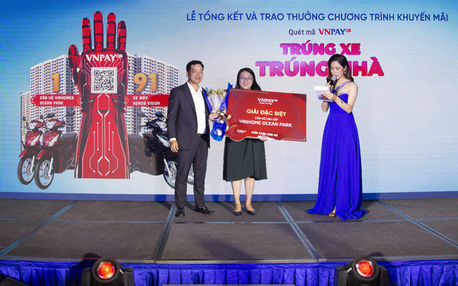 VNPAY tri &acirc;n kh&aacute;ch h&agrave;ng bằng giải thưởng căn hộ cực sang