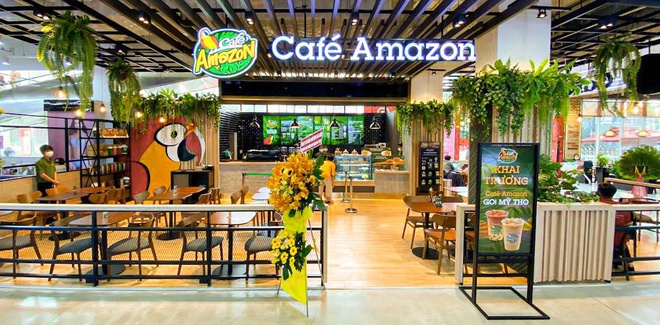 Chuỗi Café Amazon dự định mở rộng hệ thống cửa hàng khắp Việt Nam thông qua nhượng quyền. Ảnh: ORCG.