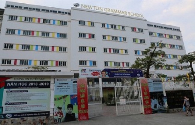 Trường Tiểu học Isaac Newton (quận Bắc Từ Liêm, Hà Nội), nơi xảy ra vụ ngộ độc thực phẩm