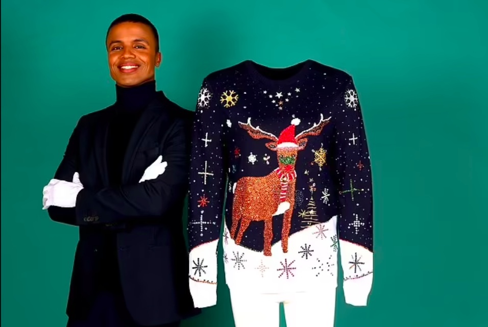 Áo len Giáng sinh đắt giá nhất thế giới. Ảnh: Daily Mail