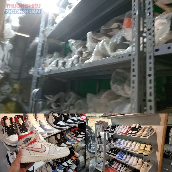 Theo như chính chủ cửa hàng chia sẻ hiện cửa hàng có gần một nghìn đôi giày với tổng giá trị hơn nửa tỉ đồng. Ảnh: Quang MInh.