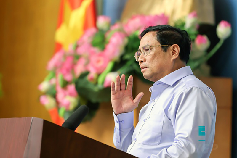 Thủ tướng Phạm Minh Chính chỉ đạo tại Hội nghị.