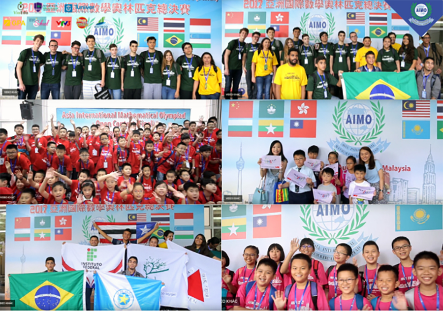 Các học sinh tham gia Vòng 2 cuộc thi AIMO - Đấu trường Toán học châu Á 2022.