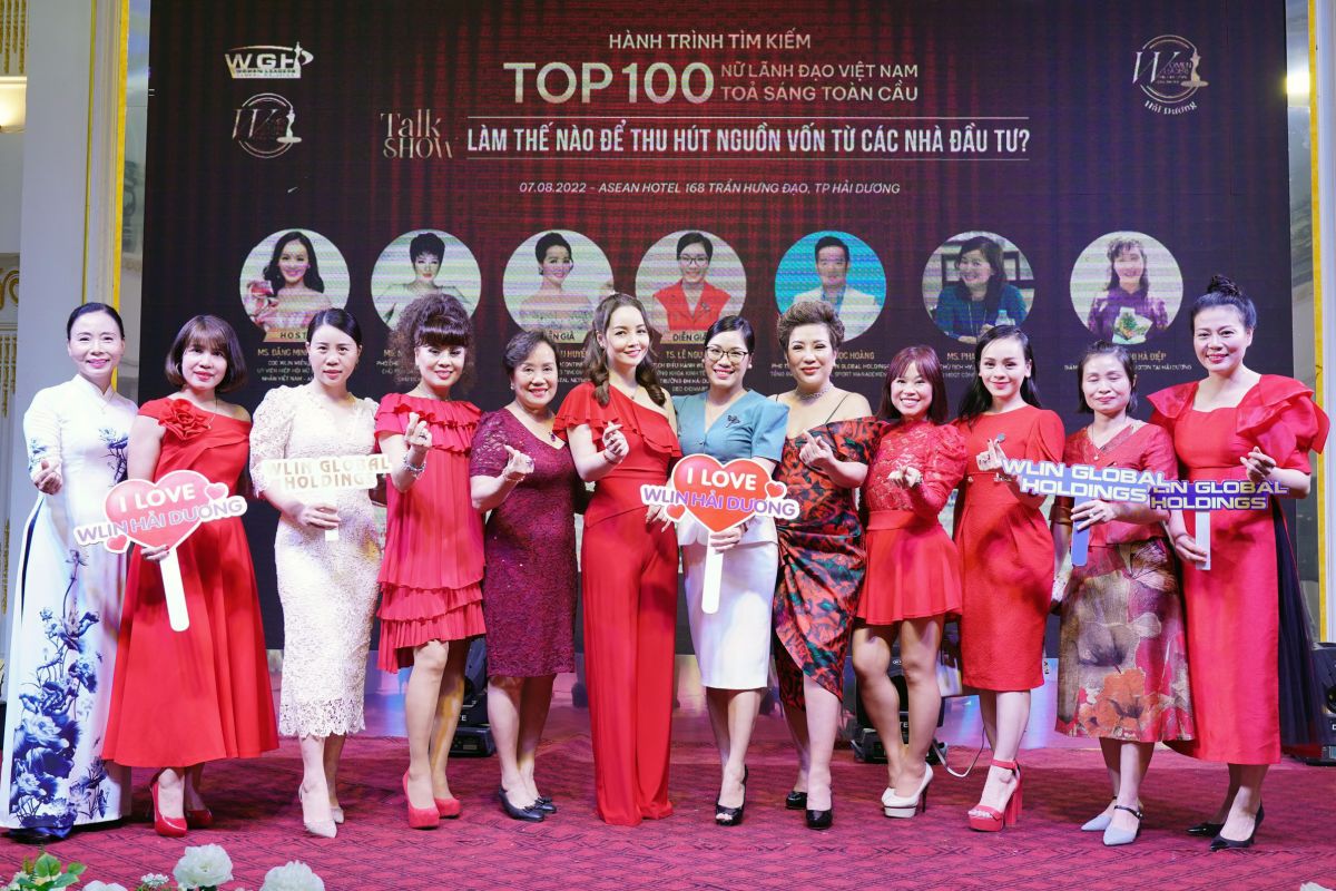 Chương trình Hành trình tìm kiếm Top 100 Nữ lãnh đạo Việt Nam tỏa sáng toàn cầu 2022 có sự tham dự đông đảo của các khách mời là WLIN Partner, Investors, Co-Founder của WLIN Global Holdings và tất cả doanh nhân, lãnh đạo doanh nghiệp.