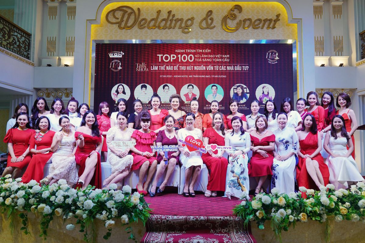 Chương trình Hành trình tìm kiếm Top 100 Nữ lãnh đạo Việt Nam tỏa sáng toàn cầu 2022 vừa diễn ra tại Hải Dương.