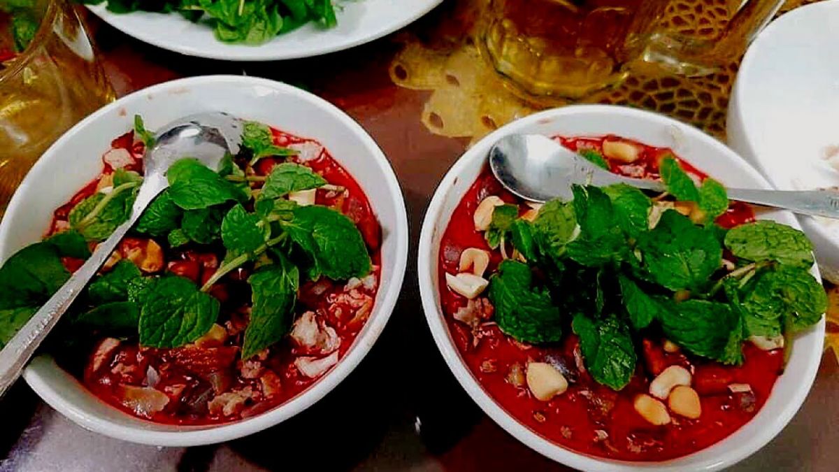 Tiết canh trâu (Ảnh minh họa)