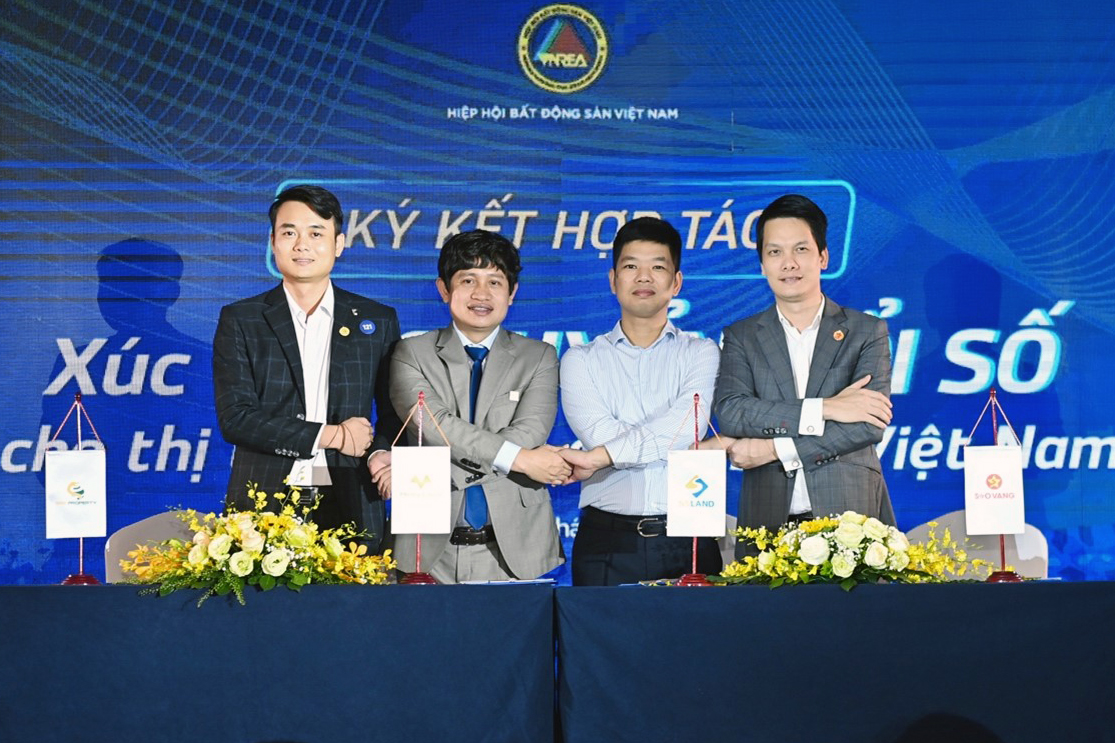 Ký kết hợp tác xúc tiến chuyển đổi số cho thị trường bất động sản Việt Nam.