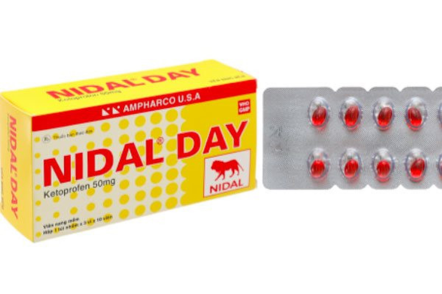 Một lô thuốc viên nang mềm Nidal Day (Ketoprofen 50mg) vì không đạt tiêu chuẩn chất lượng đã bị Hà Nội thu hồi triệt để.