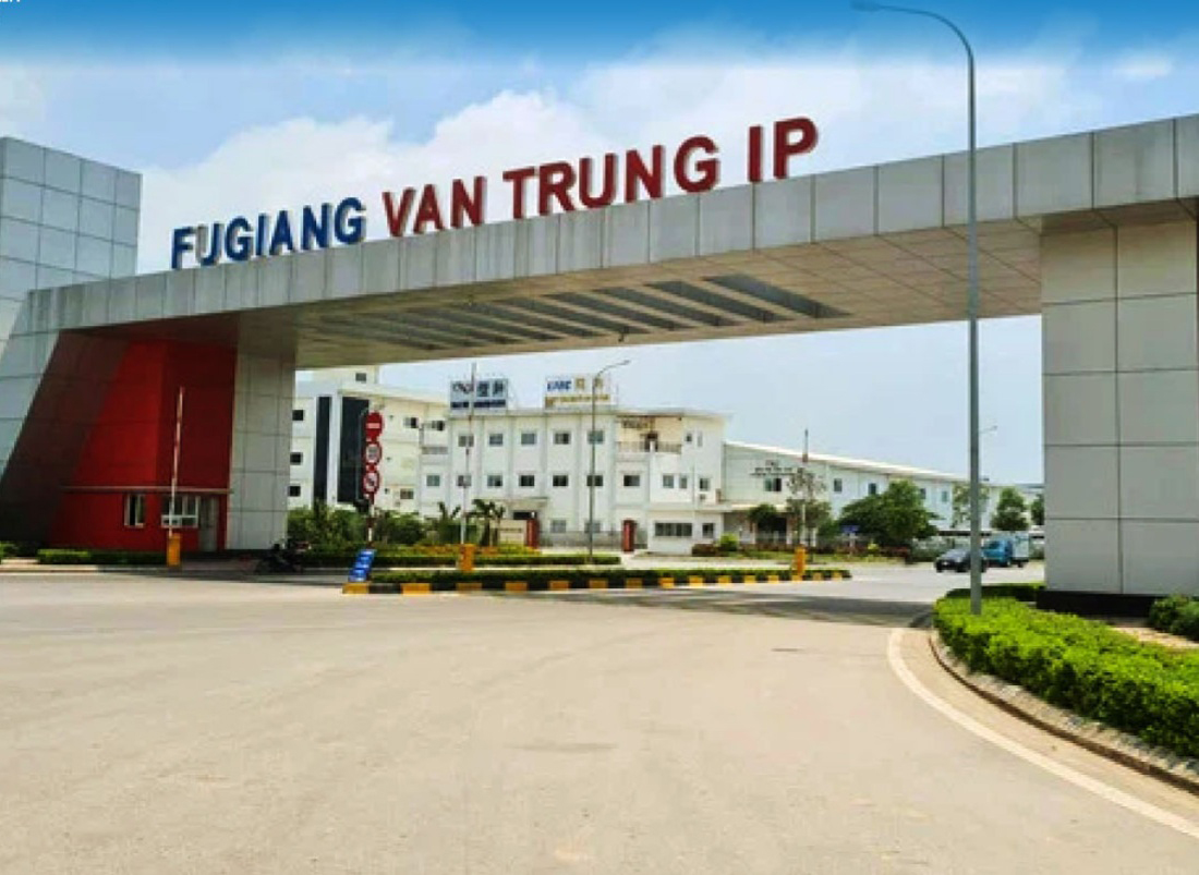 Khu công nghiệp Vân Trung, huyện Việt Yên, tỉnh Bắc Giang.