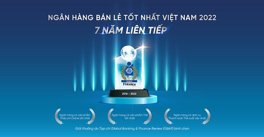 VietinBank là “Ngân hàng bán lẻ tốt nhất Việt Nam” 7 năm liên tiếp.