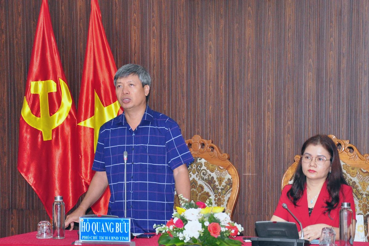 Ông Hồ Quang Bửu - Phó Chủ tịch UBND tỉnh Quảng Nam - chủ trì Hội nghị.
