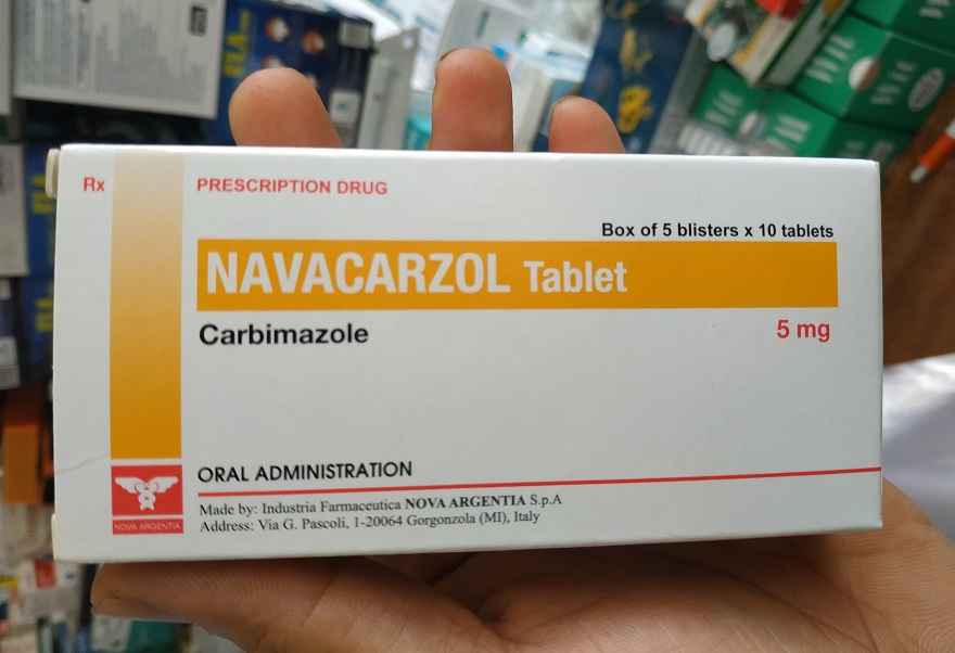 Thu hồi đăng ký lưu hành thuốc Navacarzol trị bệnh tuyến giáp.